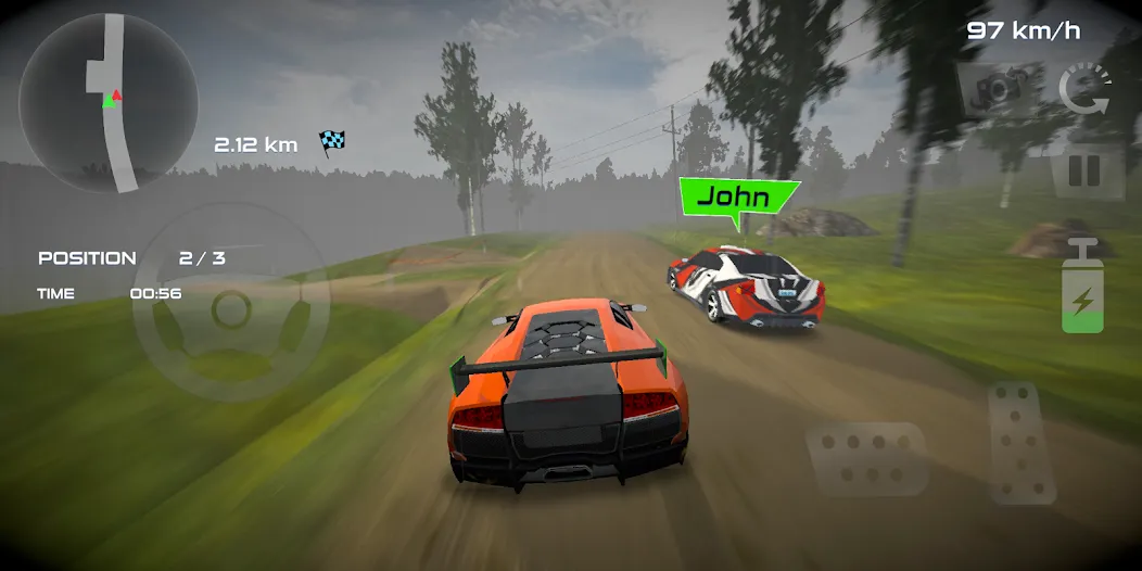 Rally Car : Extreme Fury Race (Ралли Кар)  [МОД Бесконечные деньги] Screenshot 2