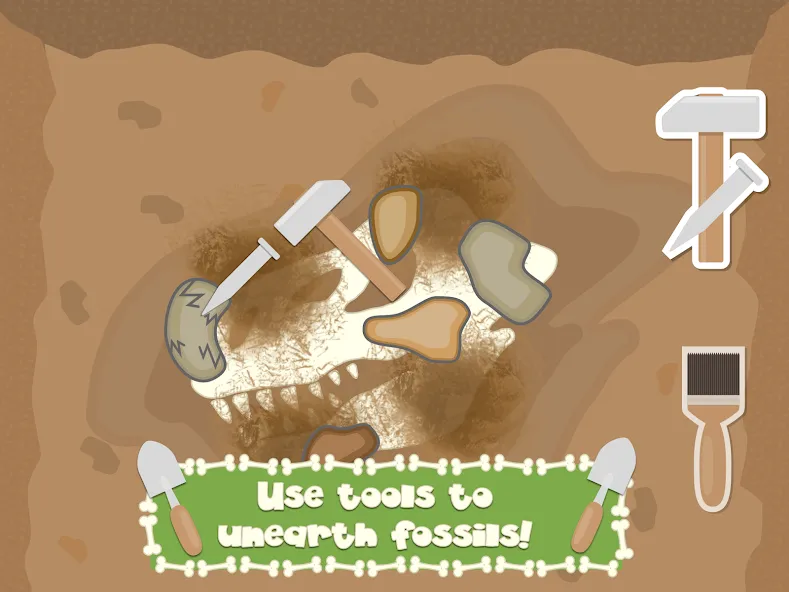 Dino Fossil Dig - Jurassic Adv (Дино Фоссил Диг)  [МОД Бесконечные деньги] Screenshot 3