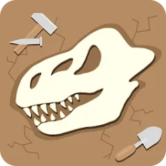 Взлом Dino Fossil Dig - Jurassic Adv (Дино Фоссил Диг)  [МОД Бесконечные деньги] - стабильная версия apk на Андроид