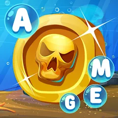 Взломанная Gold for words: anagram games  [МОД Бесконечные монеты] - последняя версия apk на Андроид