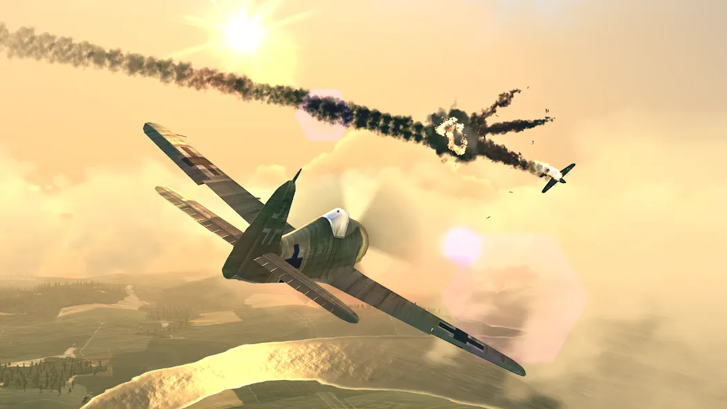 Warplanes: WW2 Dogfight (Варплейнс)  [МОД Много денег] Screenshot 2