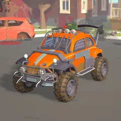 Взломанная Zombie Cars Crush: Racing Die (Зомби Карс)  [МОД Много монет] - последняя версия apk на Андроид