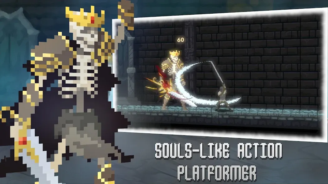 Deathblaze Action Platformer (Смертельное пламя Экшен Платформер)  [МОД Unlocked] Screenshot 1