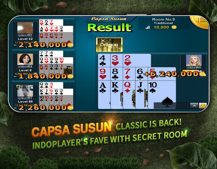 Indoplay-Capsa Domino QQ Poker (Индоплэй)  [МОД Много денег] Screenshot 2