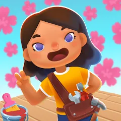 Взломанная Sunshine Days - Build A Home (Саншайн Дэйз)  [МОД Много монет] - последняя версия apk на Андроид