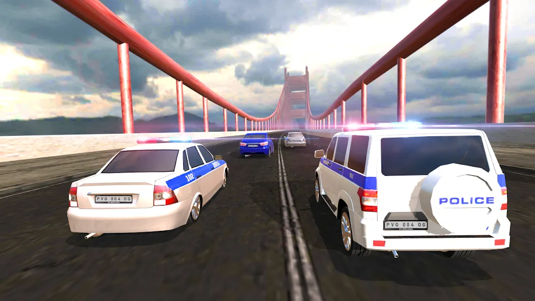 Police Car Chase  [МОД Бесконечные деньги] Screenshot 5