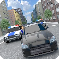 Скачать взломанную Police Car Chase  [МОД Бесконечные деньги] - последняя версия apk на Андроид