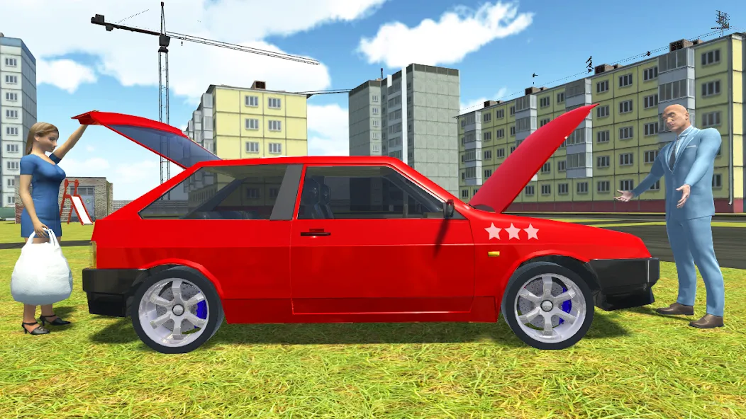 Russian Cars Simulator  [МОД Много денег] Screenshot 3