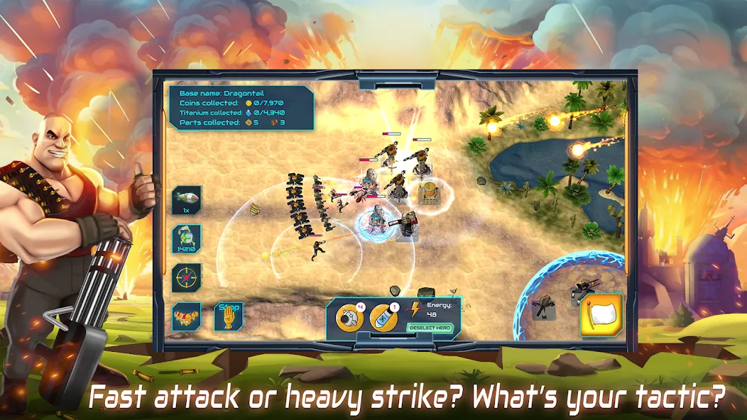 Boulder Base: Defense Strategy (Боулдер Бейс)  [МОД Все открыто] Screenshot 1