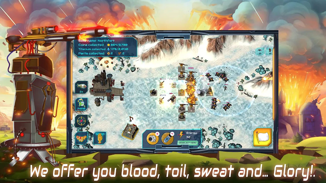 Boulder Base: Defense Strategy (Боулдер Бейс)  [МОД Все открыто] Screenshot 3