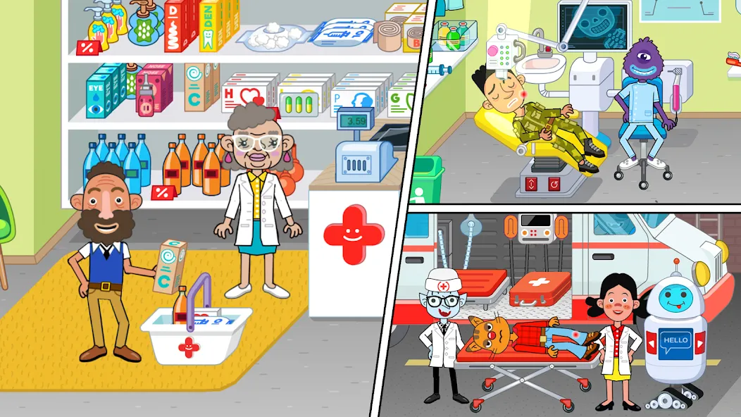 Pepi Hospital: Learn & Care (Пепи Хоспитал)  [МОД Бесконечные деньги] Screenshot 3