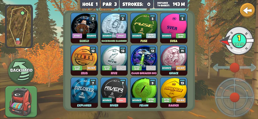 Disc Golf Valley (Диск Гольф Вэлли)  [МОД Menu] Screenshot 3