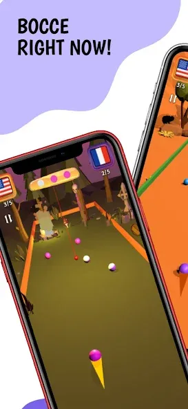 Bocce Ball 3D: Nations League (Бочче Болл 3Д)  [МОД Все открыто] Screenshot 1