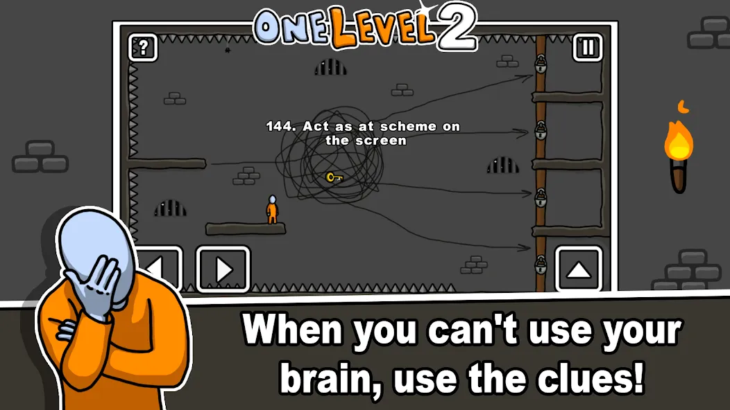 One Level 2 Stickman Jailbreak (Уан Левел 2)  [МОД Unlimited Money] Screenshot 5