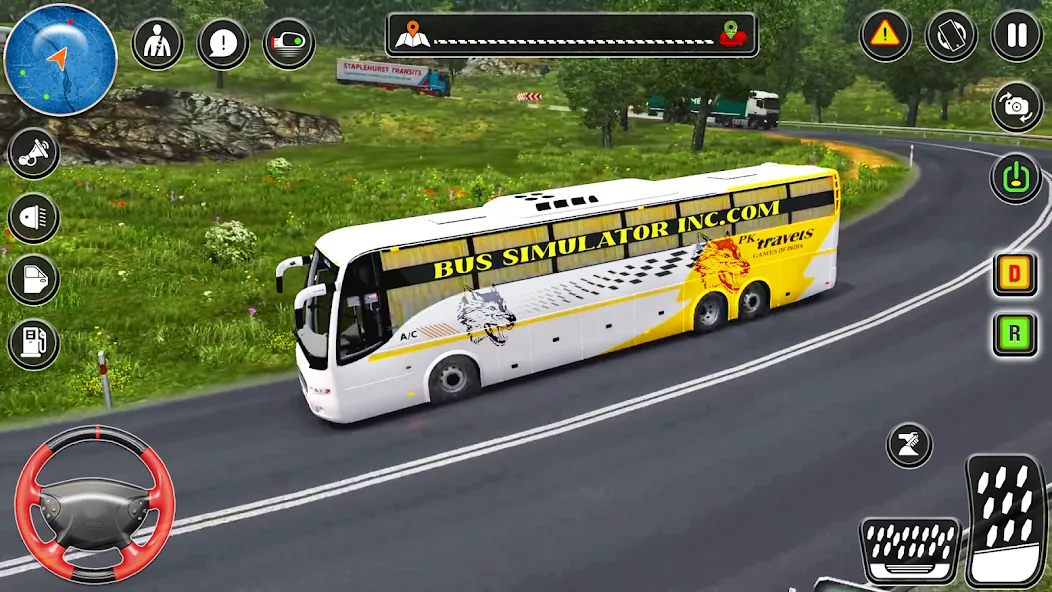 City Coach Bus City Bus Games  [МОД Menu] Screenshot 4