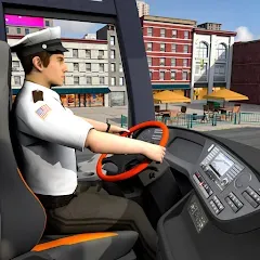 Взлом City Coach Bus City Bus Games  [МОД Menu] - полная версия apk на Андроид