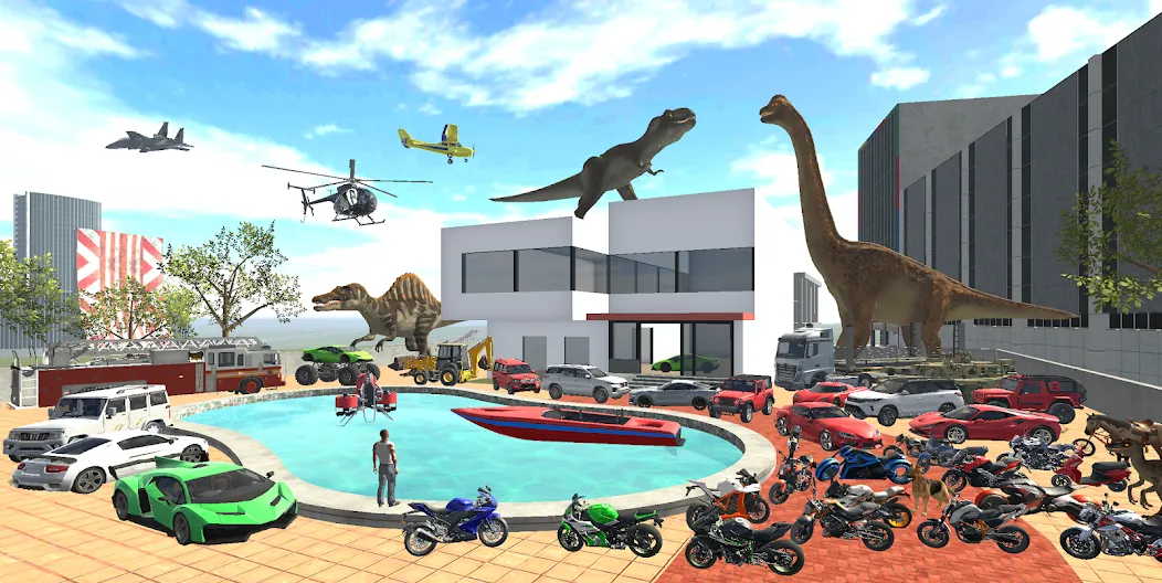 Indian Bikes Driving 3D (Индийские мотоциклы Вождение 3D)  [МОД Menu] Screenshot 1