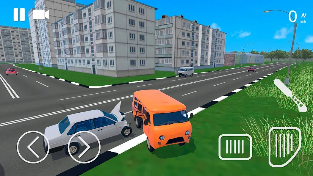 Russian Car Crash Simulator (Рашн Кар Краш Симулятор)  [МОД Все открыто] Screenshot 4