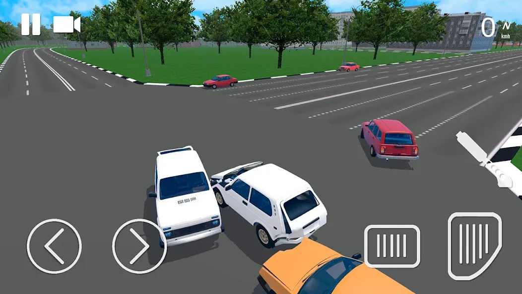 Russian Car Crash Simulator (Рашн Кар Краш Симулятор)  [МОД Все открыто] Screenshot 5