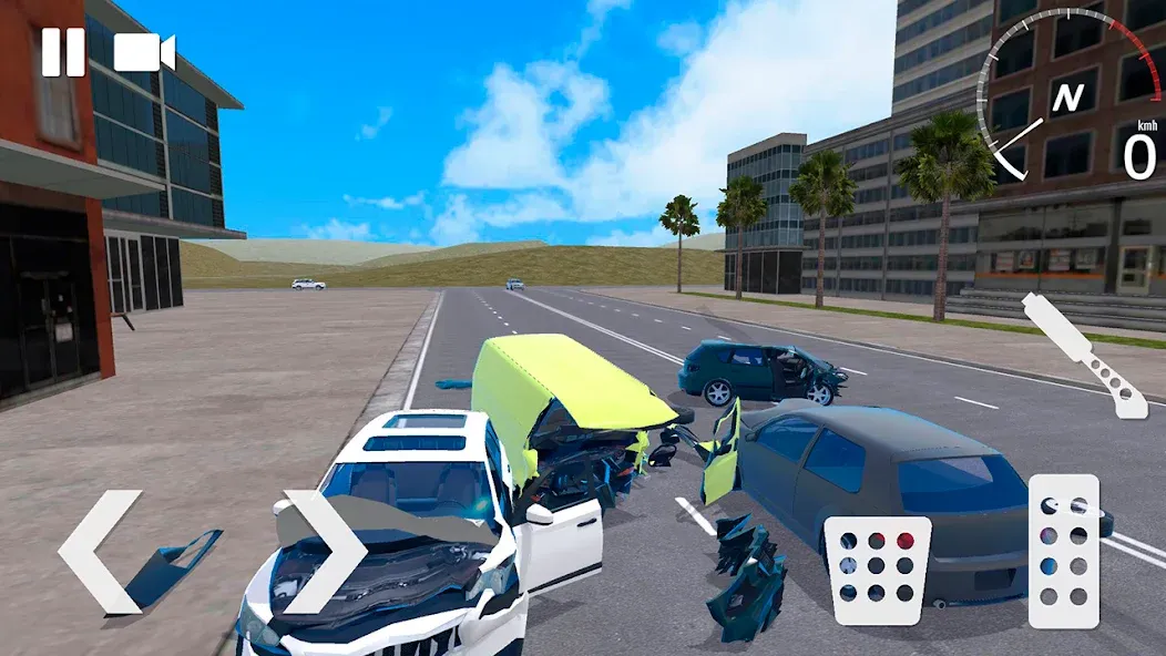 Traffic Crashes Car Crash (Трафик Краш Кар Краш)  [МОД Menu] Screenshot 3