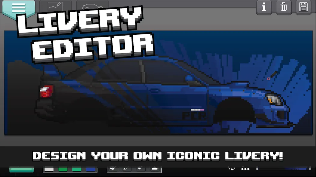 Pixel Car Racer (Пиксельный гоночный автомобиль)  [МОД Много монет] Screenshot 5