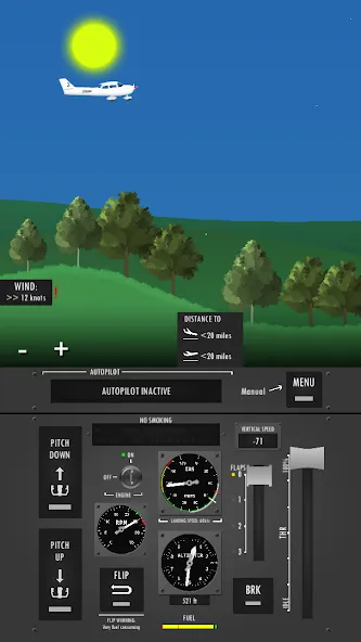 Flight Simulator 2d - sandbox  [МОД Unlocked] Screenshot 2