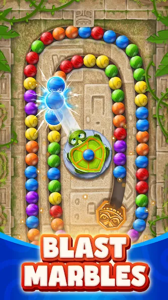 Marble Woka Woka: Jungle Blast  [МОД Бесконечные монеты] Screenshot 1