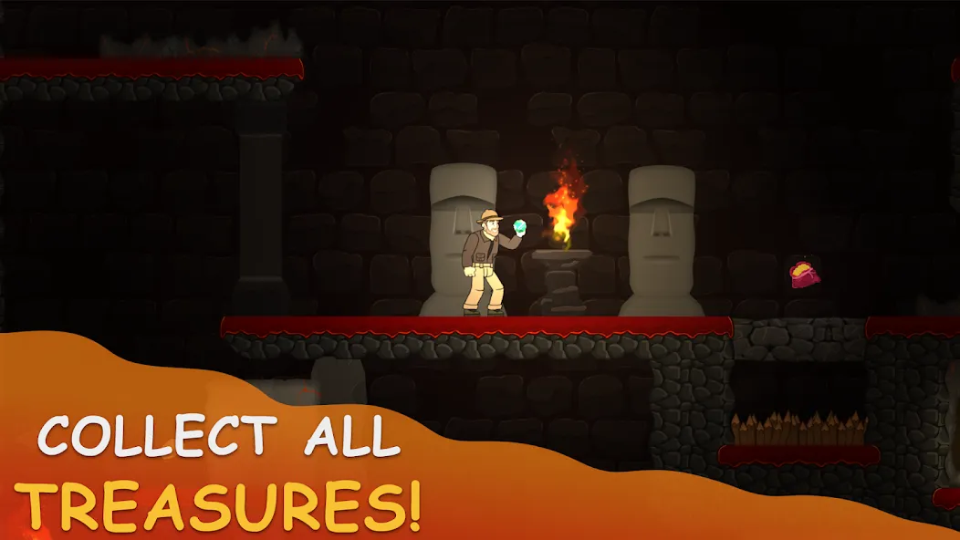 Volcano Escape (Вулканическое бегство)  [МОД Бесконечные деньги] Screenshot 1