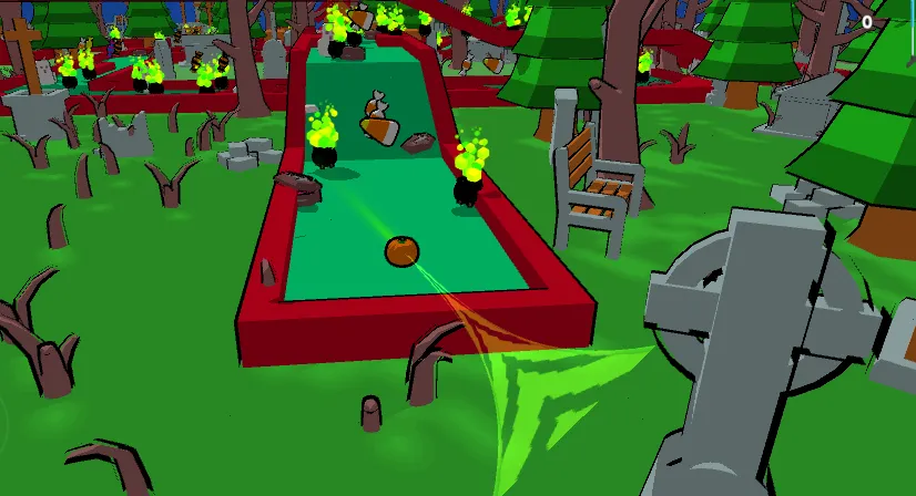 MiniGolf Madness: Halloween (МиниГольф безумие)  [МОД Много денег] Screenshot 5