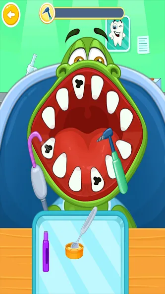 Children's doctor : dentist  [МОД Menu] Screenshot 3