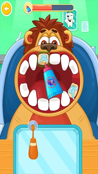 Children's doctor : dentist  [МОД Menu] Screenshot 5