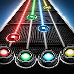 Скачать взломанную Guitar Band: Rock Battle (Гитарная группа)  [МОД Mega Pack] - последняя версия apk на Андроид