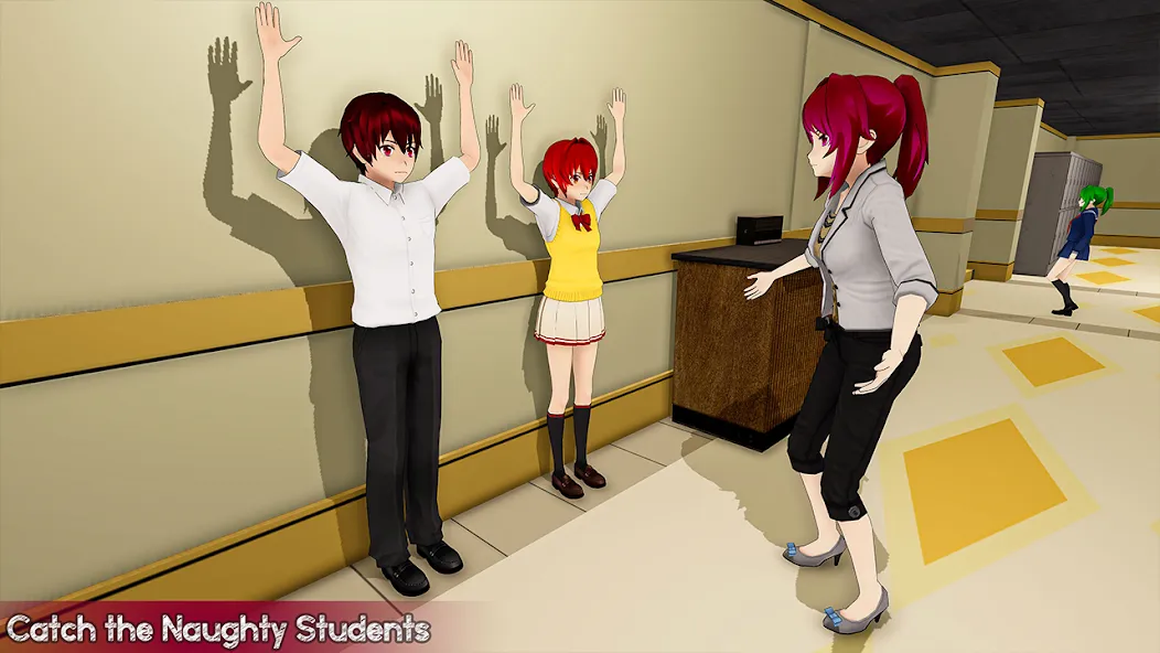 Anime Girl School Teacher 3D  [МОД Меню] Screenshot 3