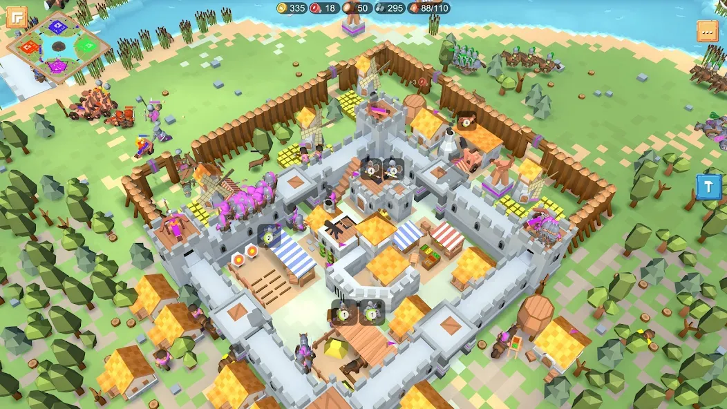 RTS Siege Up! - Medieval War  [МОД Все открыто] Screenshot 2