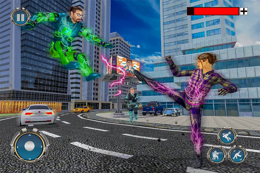 Light Superhero Speed Hero  [МОД Unlimited Money] Screenshot 4