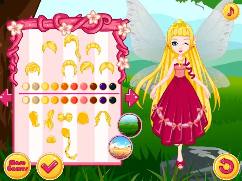 Fairy Dress Up - Girls Games  [МОД Меню] Screenshot 1