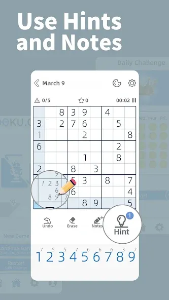 AGED Sudoku (Эйджд Судоку)  [МОД Бесконечные деньги] Screenshot 2