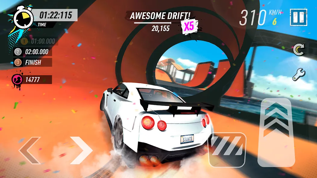 Car Stunt Races: Mega Ramps (Кар Стант Рейсы)  [МОД Бесконечные деньги] Screenshot 1