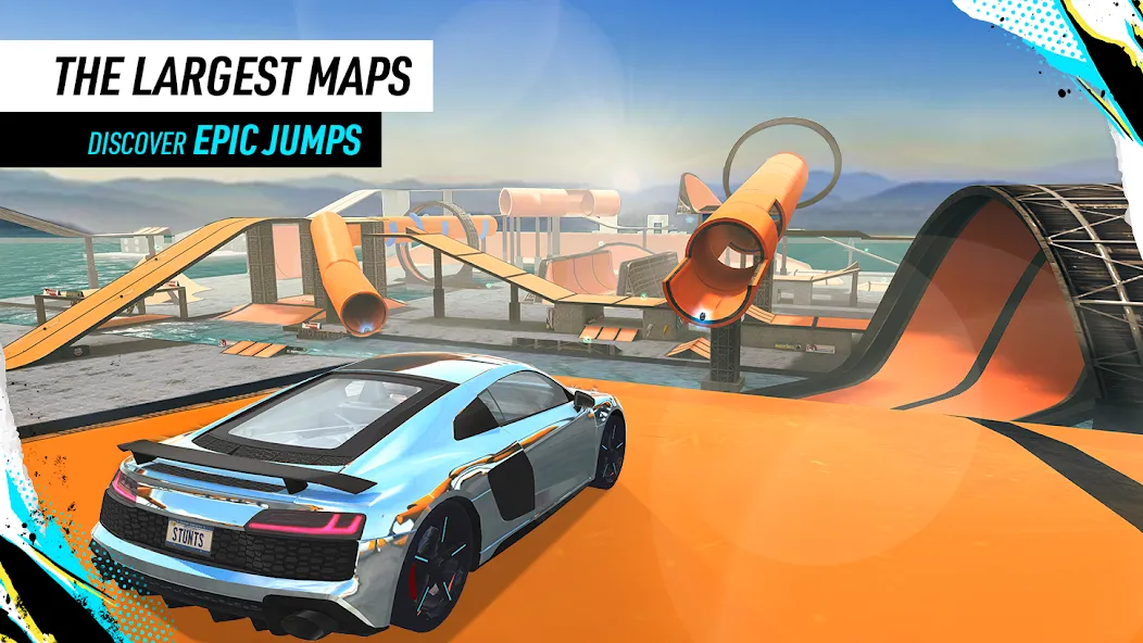 Car Stunt Races: Mega Ramps (Кар Стант Рейсы)  [МОД Бесконечные деньги] Screenshot 3