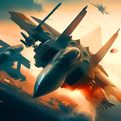 Взлом Aircraft Strike: Jet Fighter  [МОД Много монет] - стабильная версия apk на Андроид