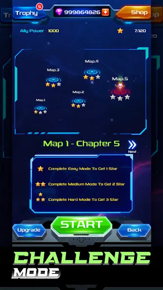 Galaxy Attack: Space Shooter (Гэлэкси Аттак)  [МОД Unlocked] Screenshot 4