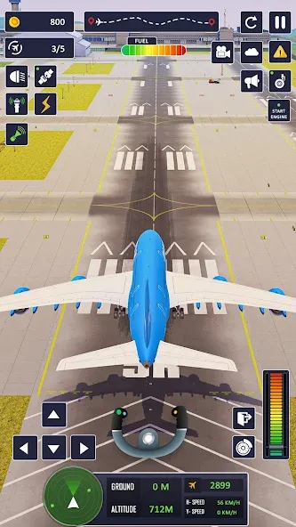 Airplane Game Flight Simulator  [МОД Бесконечные деньги] Screenshot 2