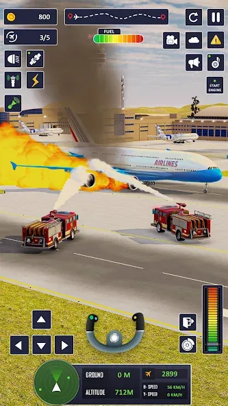 Airplane Game Flight Simulator  [МОД Бесконечные деньги] Screenshot 5