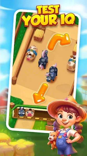 Farm Fun - Animal Parking Game (Фарм Фан)  [МОД Menu] Screenshot 5