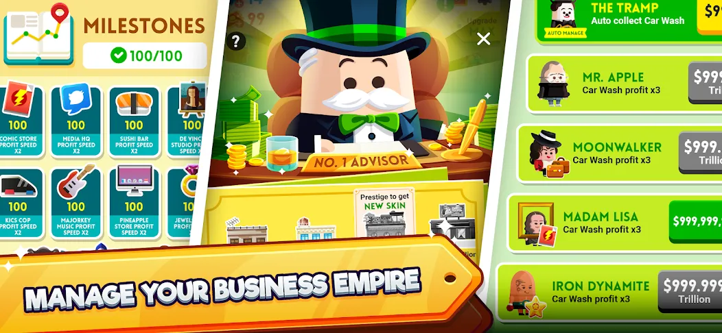 Cash, Inc. Fame & Fortune Game  [МОД Много денег] Screenshot 4