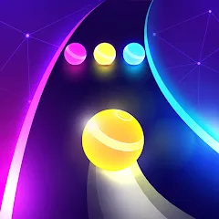 Взломанная Dancing Road: Color Ball Run! (Дансинг Роад)  [МОД Меню] - последняя версия apk на Андроид