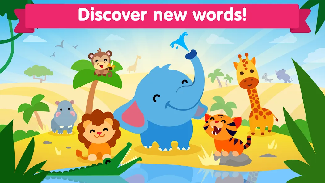 Animal sounds games for babies  [МОД Меню] Screenshot 2