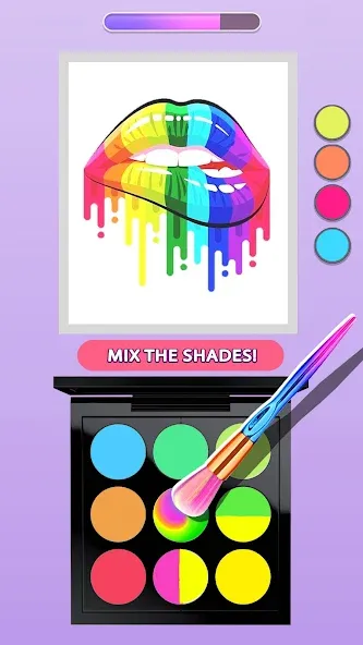 Makeup Kit - Color Mixing  [МОД Menu] Screenshot 1