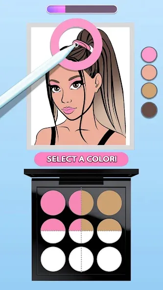 Makeup Kit - Color Mixing  [МОД Menu] Screenshot 2