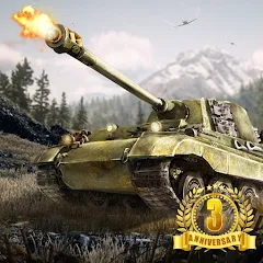 Взломанная Tank Warfare: PvP Battle Game (Танковое сражение)  [МОД Menu] - полная версия apk на Андроид